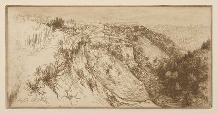 Edgar Chahine, ‘La vallée fertile, près Monte Oliveto Maggiore’, 1906