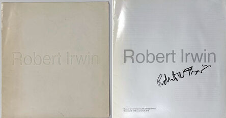 Robert Irwin, ‘Robert Irwin (Hand signed by Robert Irwin)’, 1975