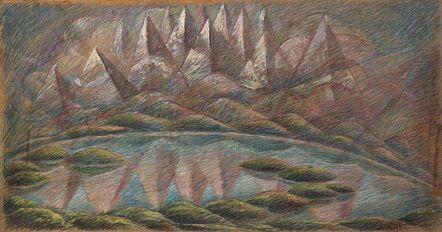 Gerardo Dottori, ‘Laghi e monti’, 1937