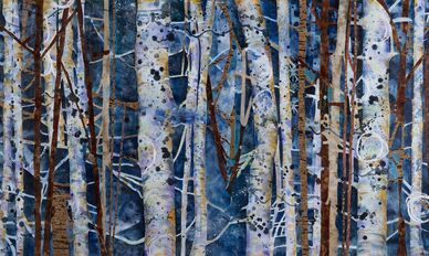 Lauren Jones Worth, ‘BLUE FAERIES’, 2017