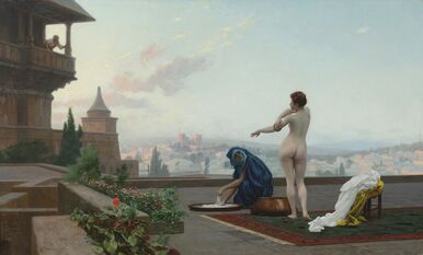 Jean-Léon Gérôme, ‘Bethsabée (Bathsheba)’, ca. 1889