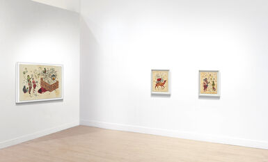OVR | Works on Paper from 8 Visionary Artists, installation view