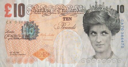 Banksy X Banksy of England, ‘Di-Faced Tenner, 10 GBP Note’, 2005