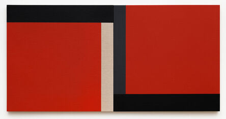 Scot Heywood, ‘Haikube Red – red, black, gray, linen’, 2020