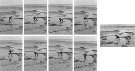 Andy Goldsworthy, ‘Black sand, Morecambe Bay, Lancashire, October 1976’, 1976-2006