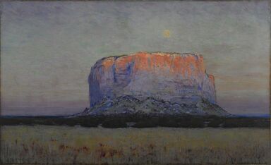 Arthur Wesley Dow, ‘The Enchanted Mesa’, 1913