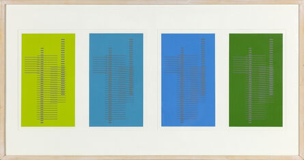 Josef Albers, ‘Formulation: Articulation (Diptych)’, 1972