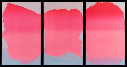 Joe Goode, ‘Untitled (Triptych)from Wash and Tear Series’, 1975