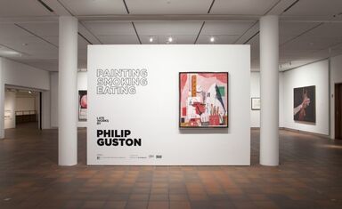 Painting, Smoking, Eating – late works by Philip Guston, installation view