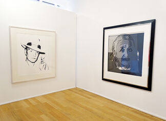 Andy Warhol Society Portraits, installation view