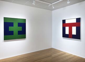 Karl Benjamin: Alphabet Paintings, installation view