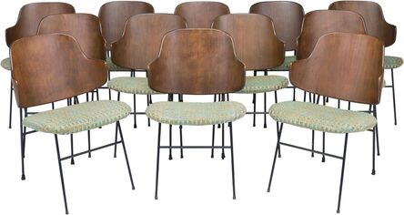 Ib Kofod-Larsen, ‘Twelve Penguin Chairs’, circa 1952