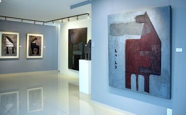 "Arqueología de un caballo" de Miguel Castro Leñero, installation view
