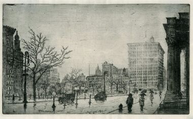 Leon Dolice, ‘Union Square, NY’, 1923