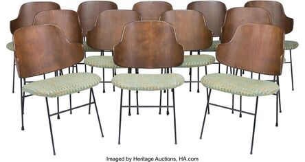 Ib Kofod-Larsen, ‘Twelve Penguin Chairs’, circa 1955