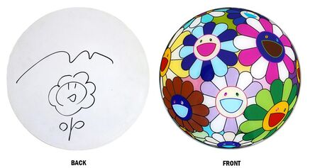 Takashi Murakami, ‘Flowerball Disc with Drawing’, 2007
