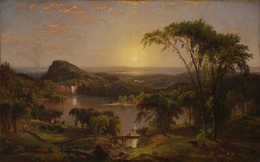 Jasper Francis Cropsey, ‘Summer, Lake Ontario’, 1857