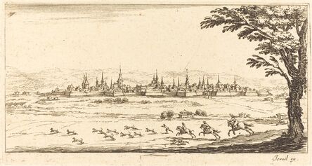 after Jacques Callot, ‘View of Nancy’, in or after 1635