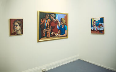 Leland Bell: Paint, Precision, and Placement. A Centennial Exhibition, installation view