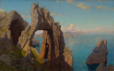 William Stanley Haseltine, ‘Natural Arch at Capri’, 1871