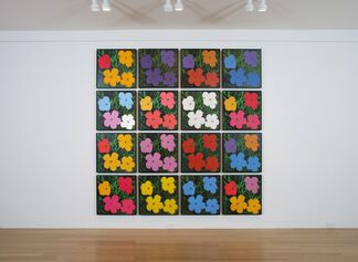 Andy Warhol Flowers, installation view