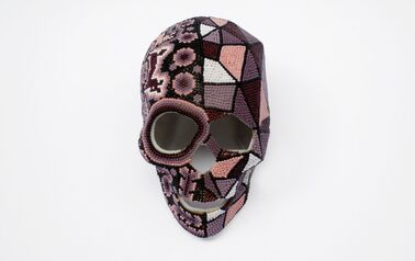 Ariel Rojo, ‘Huichol Skull from the series "Losing my America"’, 2014