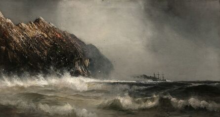 (Robert) William Wilson Cowell, ‘Shipping in a Storm off the Coast’, 1871