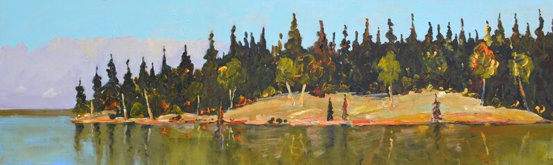 Gregory Hardy, ‘Edge of Island, Late Summer’, 2017, Painting, Acrylic on canvas, Gallery Jones
