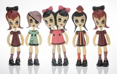 Camille Rose Garcia X Necessaries Toy Foundation, ‘4 Sisters (5 works)’, 2005