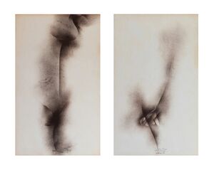 Untitled (Abstract Figure) Diptych