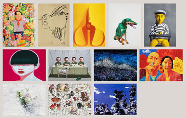 Luo Brothers, ‘12 Artists in 2008 (Set of 12)’, 2007