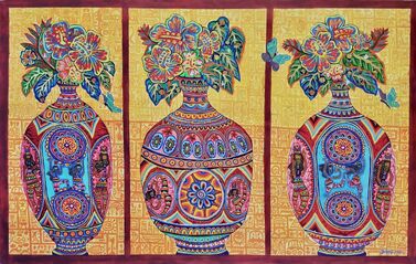 Yeanni Koo, ‘Three Blossom Flower’, 2017