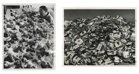 Murray Moss, ‘TQ 41/42: A Part of Christmas/Cigarette Packs’, 1954/1971