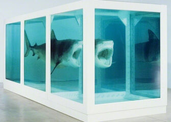 #9: Damien Hirst, The Physical Impossibility of Death in the Mind of Someone Living (1991)