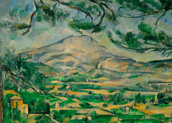 #2: Paul Cézanne, Mont Sainte-Victoire (1885-1887)