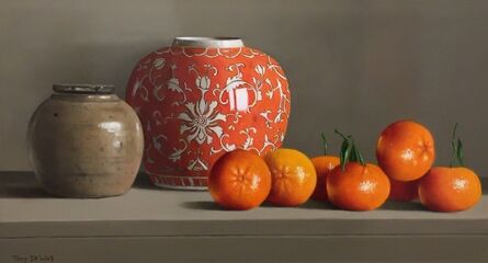 Tony de Wolf, ‘Asian Ginger Jars and Fruit ’, 2018