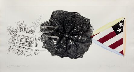 James Rosenquist, ‘Black Triangle; Wind and Lightning (a pair of works from the Tripartite series)’, 1978