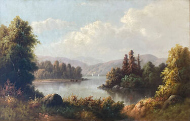 Hamilton Hamilton, ‘Lake Landscape’, 1886