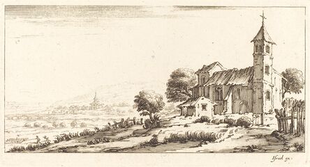 after Jacques Callot, ‘Village Church’, in or after 1635