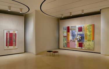 Robert Rauschenberg: Spreads and Related Works, installation view