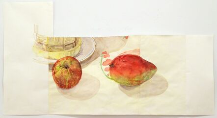 Dawn Clements, ‘Apple and Mango’, 2014