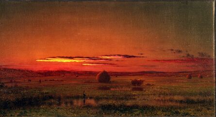 Martin Johnson Heade, ‘Gathering Hay in the Salt Marshes’, 1876-1882