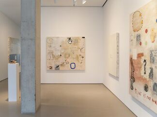 Squeak Carnwath: What Before Comes After, installation view