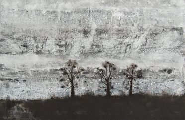 Etsuko Aiba (饗場悦子), ‘Trail series monochrome #mistletoe’, 2023