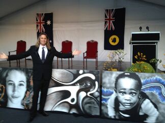 PORTRAIT OF DIVERSITY (supported by the State Government of Western Australia for the Commonwealth Heads of Government Meeting, Perth, Australia), installation view