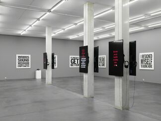 JOHN GIORNO, Space Forgets You, installation view