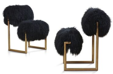 Nanda Vigo, ‘Pair of "Due Più" Chairs’, 1971