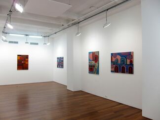 Unsettled in Blue, installation view