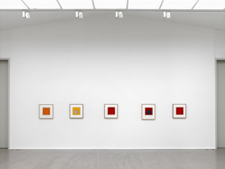 Josef Albers - Paintings on Paper, installation view