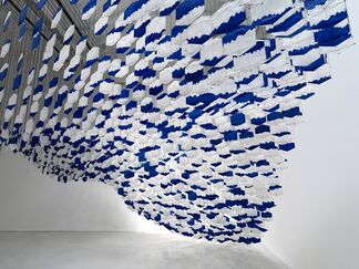 Jacob Hashimoto - "Foundational Work", installation view